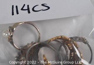 Five (5) Costume Jewelry Rings. 