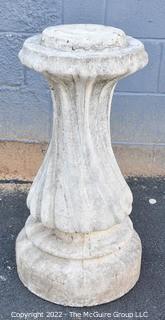 Vintage Cement Garden Pedestal.