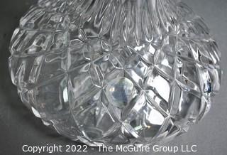 Crystal Glass Decanter with Stopper