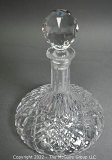 Crystal Glass Decanter with Stopper