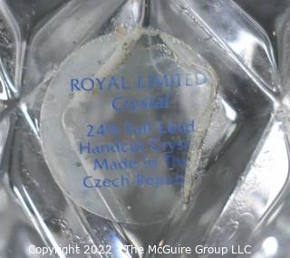 Crystal Glass Decanter with Stopper