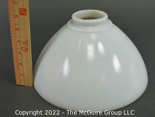 (2) Milk Glass Lamp Shades