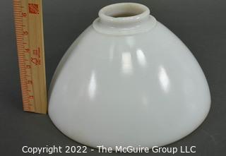 (2) Milk Glass Lamp Shades