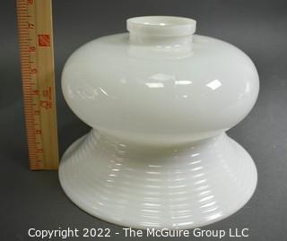 (2) Milk Glass Lamp Shades