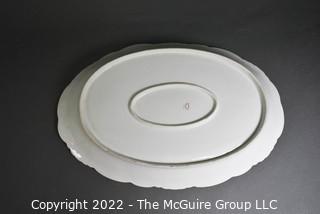 French Limoges Porcelain Ovington Bros Turkey Platter. 18"