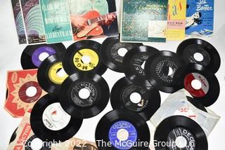 Collection of Juke Box 45RPM Records.