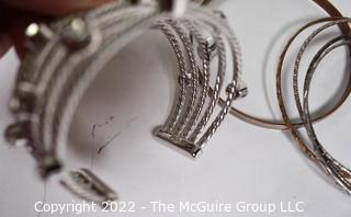 Group of Bangle and Chain Bracelets