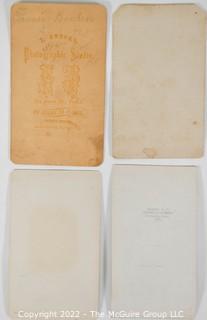 Four (4) Carte de Visites (CDV's)