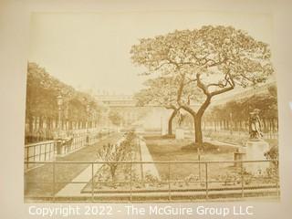 Early 20th C 8 x 10" Photos on paper. Scenes of Paris