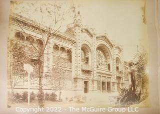 Early 20th C 8 x 10" Photos on paper. Scenes of Paris