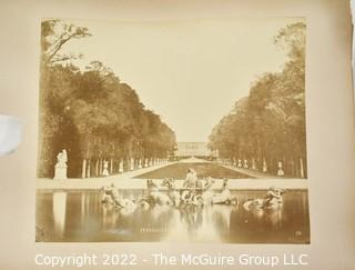 Early 20th C 8 x 10" Photos on paper. Scenes of Paris