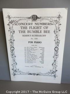 Collection of Sheet Music.  See all the photos