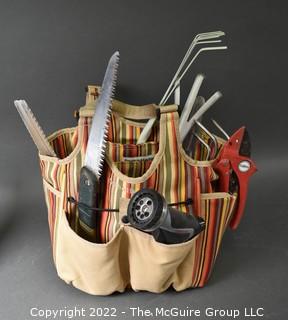 Group of Garden Tools with Smith and Hawken Bag. 