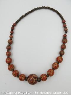 Beaded necklace -#1321 