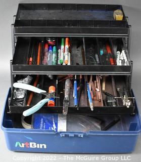 Art Bin with Contents