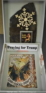 Assortment of books including a photographic compilation of the '60's