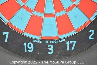 English Made Sportcraft 1.5" Thick Dart Board in Original Box.  No darts.  