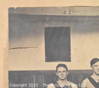 c 1930's Basketball Team Photo.  Unidentified. 