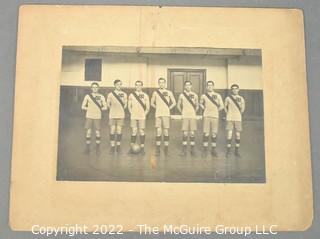 c 1930's Basketball Team Photo.  Unidentified. 