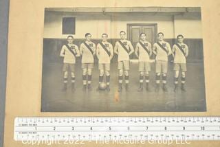 c 1930's Basketball Team Photo.  Unidentified. 