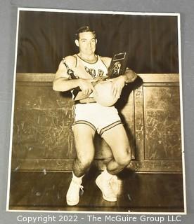 5 x 7" B&W of 1956 League Tournament Star holding Hardware. Photo by Frank Jo Raymond, Stonington, CT. 