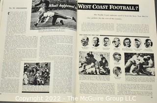 1954 American Legion Magazine with feature article "What's Happened to West Coast Football"