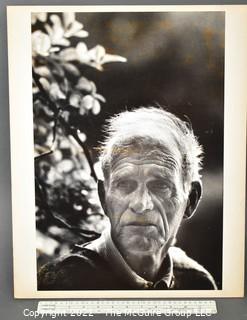 13 x 17" Vintage B&W Photo on Board by Iconic Photographer Arthur Rickerby