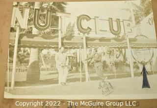 Miami Comedian and Entertainer Tubby Reeves circa 1940. Scrapbook.  