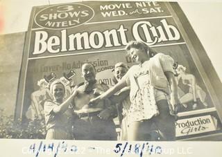 Miami Comedian and Entertainer Tubby Reeves circa 1940. Scrapbook.  