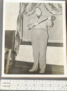 Miami Comedian and Entertainer Tubby Reeves circa 1940. Scrapbook.  