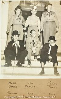 Miami Comedian and Entertainer Tubby Reeves circa 1940. Scrapbook.  