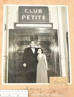 Miami Comedian and Entertainer Tubby Reeves circa 1940. Scrapbook.  