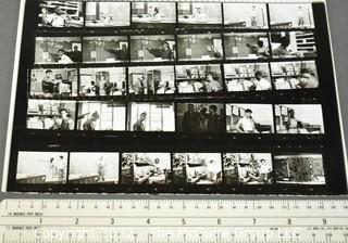 Large Number of B&W Photographic Contact Sheets and 8 x 10"'s Attributed to Julie Snow