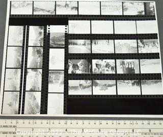 Large Number of B&W Photographic Contact Sheets and 8 x 10"'s Attributed to Julie Snow