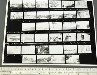 Large Number of B&W Photographic Contact Sheets and 8 x 10"'s Attributed to Julie Snow