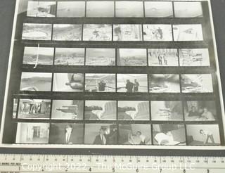 Large Number of B&W Photographic Contact Sheets and 8 x 10"'s Attributed to Julie Snow