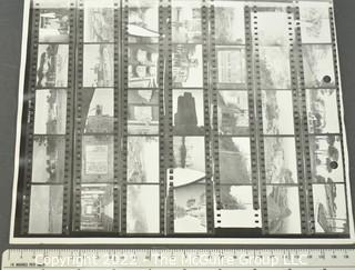 Large Number of B&W Photographic Contact Sheets and 8 x 10"'s Attributed to Julie Snow