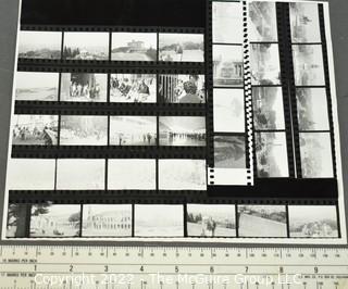 Large Number of B&W Photographic Contact Sheets and 8 x 10"'s Attributed to Julie Snow