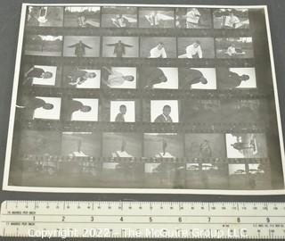 Large Number of B&W Photographic Contact Sheets and 8 x 10"'s Attributed to Julie Snow