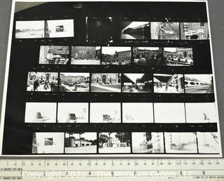 Large Number of B&W Photographic Contact Sheets and 8 x 10"'s Attributed to Julie Snow