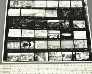 Large Number of B&W Photographic Contact Sheets and 8 x 10"'s Attributed to Julie Snow