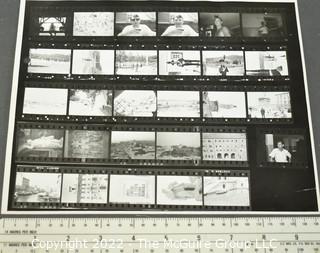 Large Number of B&W Photographic Contact Sheets and 8 x 10"'s Attributed to Julie Snow