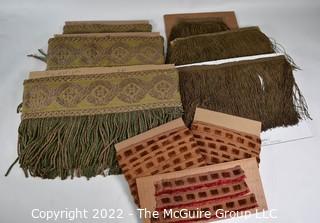 Group of Victorian Upholstery Decorative Trims and Tassels