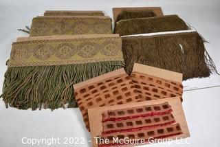 Group of Victorian Upholstery Decorative Trims and Tassels