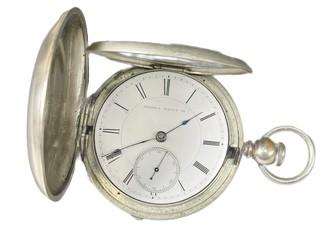 Hampden Pocket Watch. 18S-11J-HNK1-U-(EA33l) #73,682 