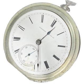 Hampden Pocket Watch. J. Spencer, Norwalk, CT. 18S-11J-0G3K-U #173586