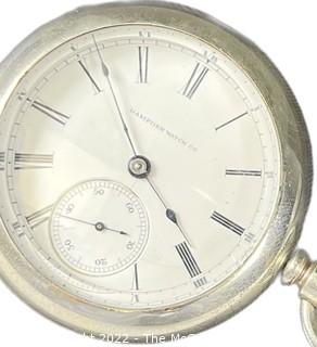 Hampden Pocket Watch. Chas. Bennett, North Topeka, Kas. 18S-7J-HG2L-U-("Springfield")         (EA 332)  #323,866 