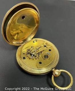 NY Watch Co. Pocket Watch. J.B. Chambers & Co., Chicago, Ill. (18S-11J-HG3K-U-(EA700) 		#40,304 (T-9), #38,985 (AA-10)