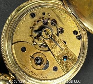 NY Watch Co. Pocket Watch. J.B. Chambers & Co., Chicago, Ill. (18S-11J-HG3K-U-(EA700) 		#40,304 (T-9), #38,985 (AA-10)