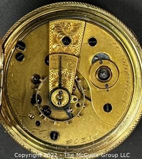 NY Watch Co. Pocket Watch. J.B. Chambers & Co., Chicago, Ill. (18S-11J-HG3K-U-(EA700) 		#40,304 (T-9), #38,985 (AA-10)